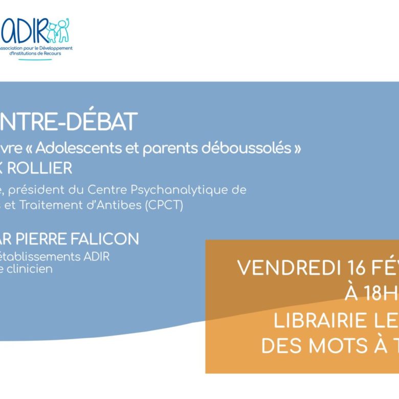 Rencontre-débat autour du livre « Adolescents et parents déboussolés »